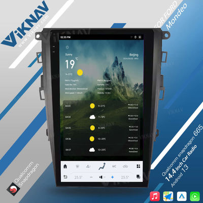 13.6 Inch Android Auto Car Radio For Ford Mondeo 2013-2021 Multimedia Player GPS Navigation Head Unit Wireless Carplay