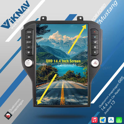 14.4 Inch Touch Screen Car Radio For Ford Mustang 2015-2022 Multimedia Player Head Unit GPS Nagivation Auto Stereo
