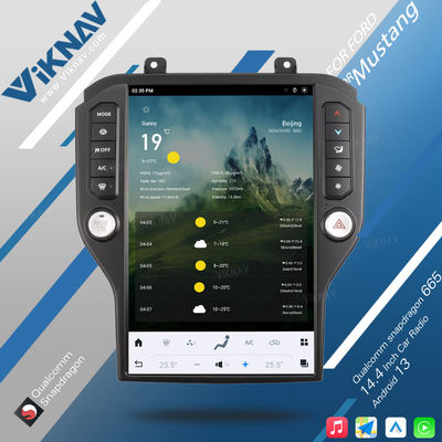 14.4 Inch Touch Screen Car Radio For Ford Mustang 2015-2022 Multimedia Player Head Unit GPS Nagivation Auto Stereo