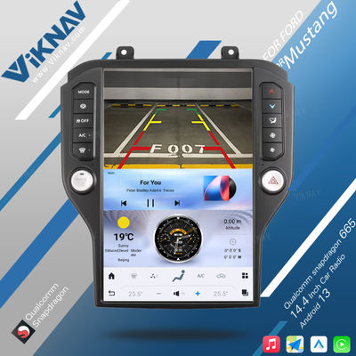 14.4 Inch Touch Screen Car Radio For Ford Mustang 2015-2022 Multimedia Player Head Unit GPS Nagivation Auto Stereo