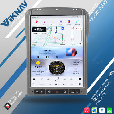 12.1Inch Android Touch Screen Car Radio Ford F250 2013 2014 Carplay Auto Stereo Aftermarket Head Unit Video Player