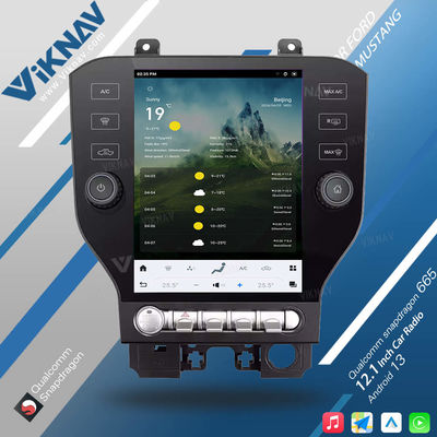 Touch Screen Car Radio For Ford Mustang 2014-2021 Video Player Head Unit Auro Stereo Android GPS Navigation Carplay