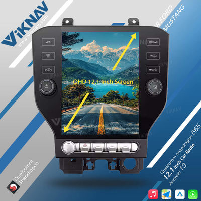 Touch Screen Car Radio For Ford Mustang 2014-2021 Video Player Head Unit Auro Stereo Android GPS Navigation Carplay