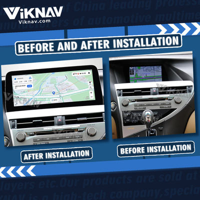 LEXUS RX 2009-2014 Aftermarket Bluetooth Car Stereo Radio Upgrade 12.3 Inch Touchscreen