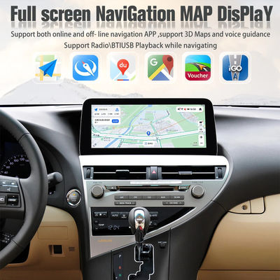 LEXUS RX 2009-2014 Aftermarket Bluetooth Car Stereo Radio Upgrade 12.3 Inch Touchscreen