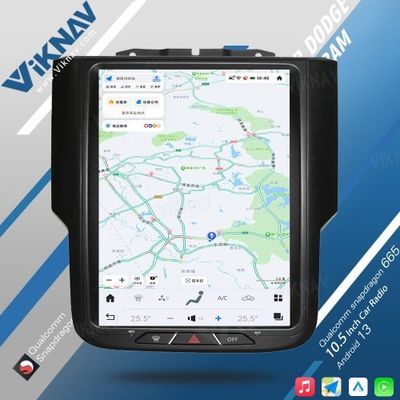 10.5 Inch Touch Screen 8 Core Android Car Radio For Dodge Ram 1500 2013-2018 Head Unit
