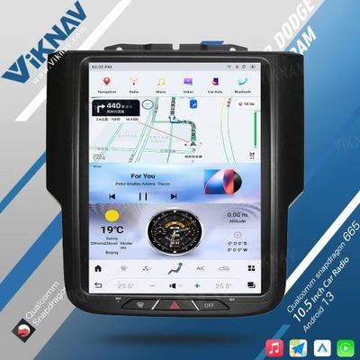 10.5 Inch Touch Screen 8 Core Android Car Radio For Dodge Ram 1500 2013-2018 Head Unit