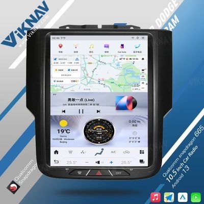 10.5 Inch Touch Screen 8 Core Android Car Radio For Dodge Ram 1500 2013-2018 Head Unit