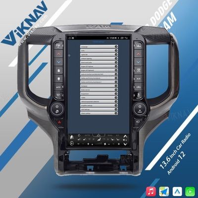 2019-2024 Dodge Ram 1500 Aftermarket Radio Car Stereo Carplay 13.6 Inch Android Head Unit