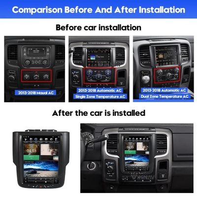 10.5 Inch 8 Core Car Dodge Android Radio For Ram 1500 2013-2018 Head Unit