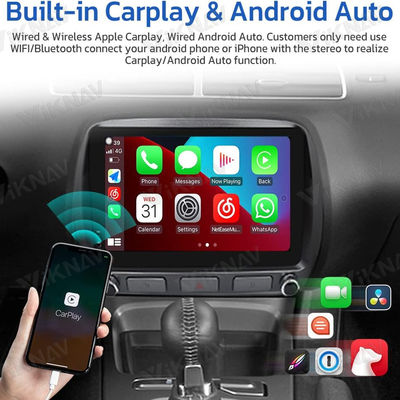 Android Camaro Touch Screen Radio For Chevrolet 2010 2013 -2015 Carplay DSP