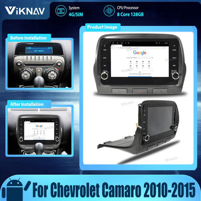 Android Camaro Touch Screen Radio For Chevrolet 2010 2013 -2015 Carplay DSP