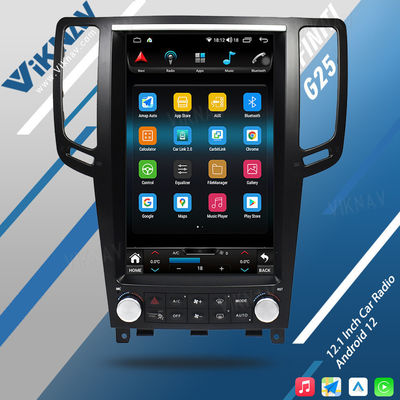2004-2013 G25 G37 Infiniti Head Unit Car Aftermarket Stereo System 12.1 Inch