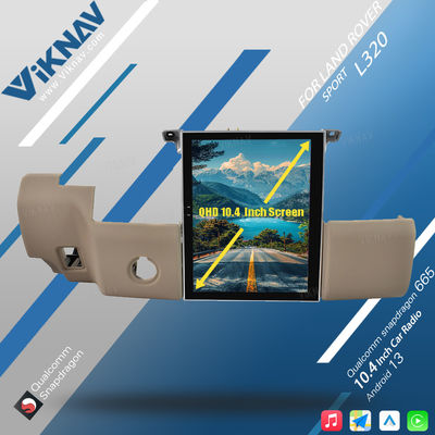 10.4 Inch Android Car Radio Range Rover Sport L320 2009-2013 Aftermarket Head Unit Touch Screen Multimedia Player