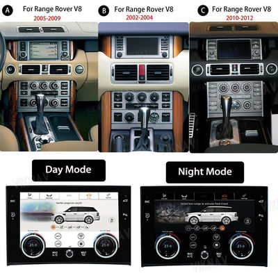 10.4 Inch Air Condition Board For Land Rover Range Rover V8 2002-2012 Air Conditioning Climate Panel Day And Night Mode