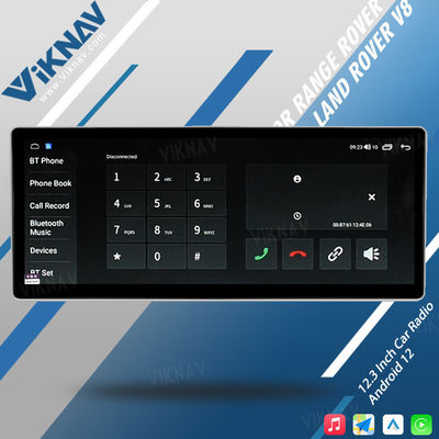 12.3inch Car Radio For Land Range Rover Vogue V8 L322 2002-2012 Touch Screen GPS Navigation Multimedia Stereo Player