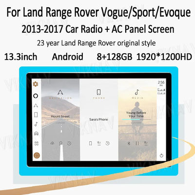 VIKNAV 13.1inch Android Car Radio For Range Rover Vogue L322 V8 2002-2012 Head Unit GPS Navigation Touch Screen Carplay