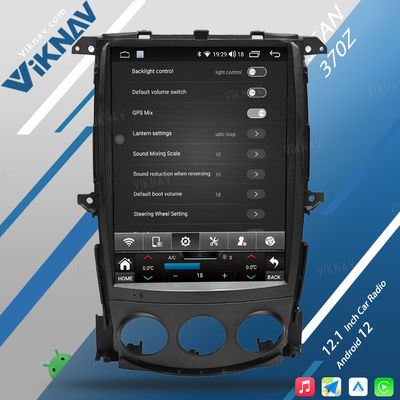 12.1 Inch 2008-2018 Nissan 370Z Stereo Touch Screen Radio Replacemet 4G