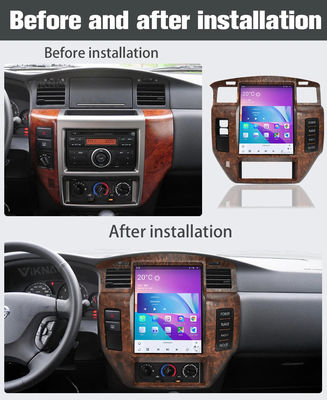 Aftermarket Touchscreen Y61 Nissan Patrol Head Unit 2004-2019 GPS For Car