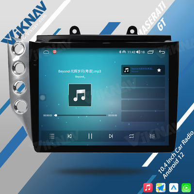 10.4 Inch WiFi 4G Car Radio Aftermarket Stereo System Upgraded For Maserati GT GranTurismo 2007-2017