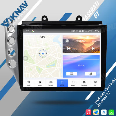 10.4 Inch WiFi 4G Car Radio Aftermarket Stereo System Upgraded For Maserati GT GranTurismo 2007-2017