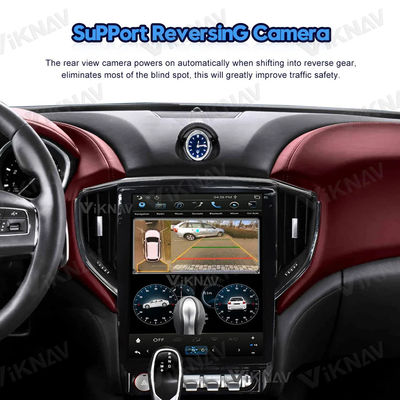12.1 Inch Carplay Aftermarket Radio GBL Maserati Head Unit 2014 2015 2016 IPS DVR WiFi Carplay