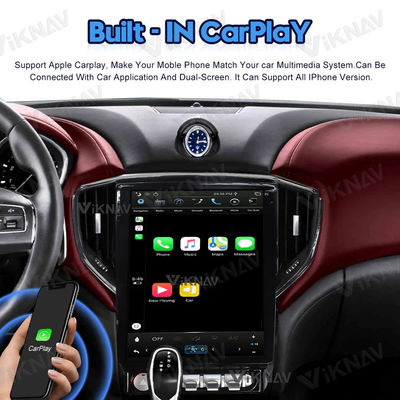 12.1 Inch Carplay Aftermarket Radio GBL Maserati Head Unit 2014 2015 2016 IPS DVR WiFi Carplay