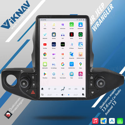Tesla Style Wrangler Jeep Radio Upgrade 2018-2021 Carplay Head Unit Stereo Replacement