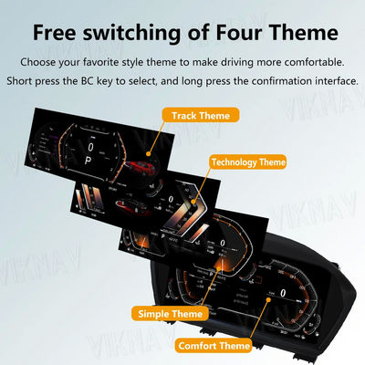 VIKNAV 11" Digital Instrument Cluster for BMW 1 Series E87 2004-2011 Linux System