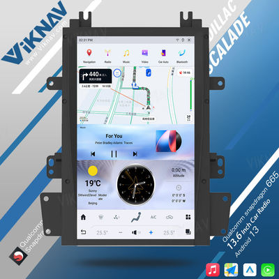 Touch Screen GPS Navigation Cadillac Escalade Radio Replacement 2008-2012 Wireless Carplay