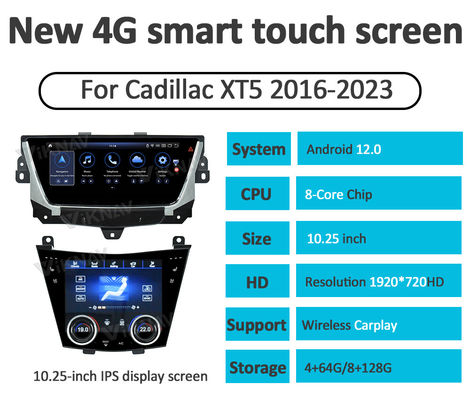 2016 2017-2023 XT5 XT6 Cadillac Radio Replacement Car Stereo Head Unit Carplay