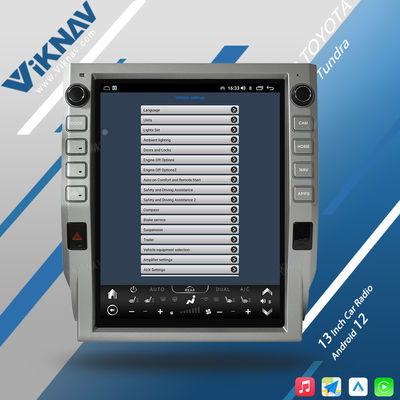 Aftermarket Toyota Tundra Head Unit Car Radio Stereo 2014-2021 Wireless Dashboard