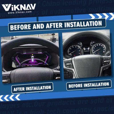 VIKNAV Car Digital Instrument Cluster Panel For Toyota Prado 2010-2019 LCD Meter