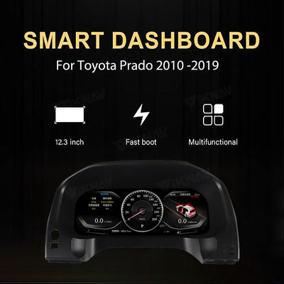 Car Digital Instrument Cluster Panel For Toyota Prado 2010-2019 LCD Meter