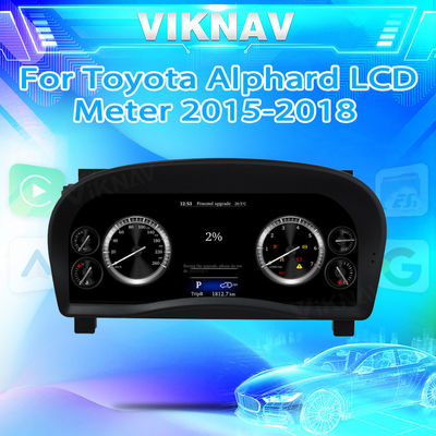Toyota Alphard 2015-2018 Electronic Gauge Cluster LCD Speedometer Instrument