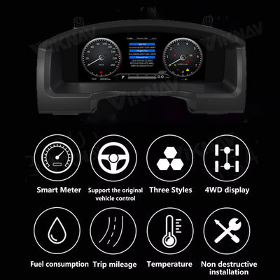 LCD Digital Instrument Cluster Panel Dashboard For Toyota Land Cruiser 2008-2019