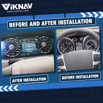 VIKNAV LCD Digital Instrument Cluster Panel Dashboard For Toyota Land Cruiser 2008-2019