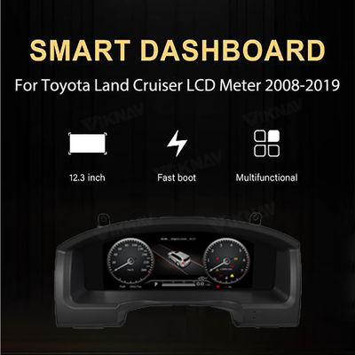 LCD Digital Instrument Cluster Panel Dashboard For Toyota Land Cruiser 2008-2019