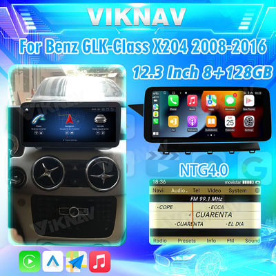 Multimedia GLK Android Screen Mercedes Head Unit For Benz Class X204 2008-2016