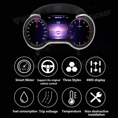 VIKNAV Digital Cluster Car SpeedoMeter For Mercedes Benz G-Class GLE 2013-2019
