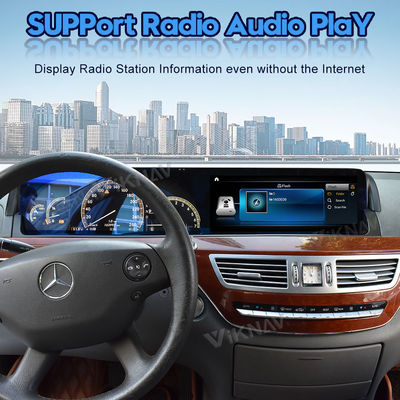 12.3 Inch Mercedes Android Screen Hear Unit Touch Screen For Benz S Class 2006-2013