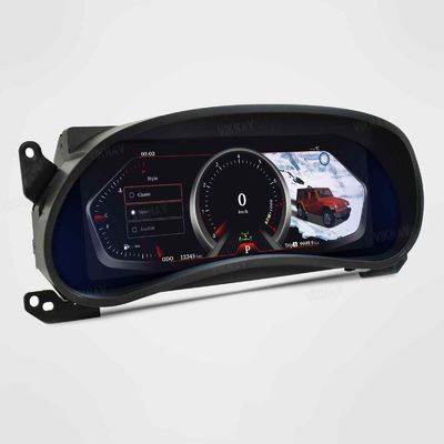 ODM 12.3 Inch Digital Dash Cluster Speedometer For Jeep Wrangler 2011-2017 LCD JK