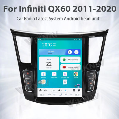 12.3 Inch QX60 JX35 Infiniti Head Unit Carplay Aftermarket Radio 2011-2020 GPS Carplay 4G WIFI