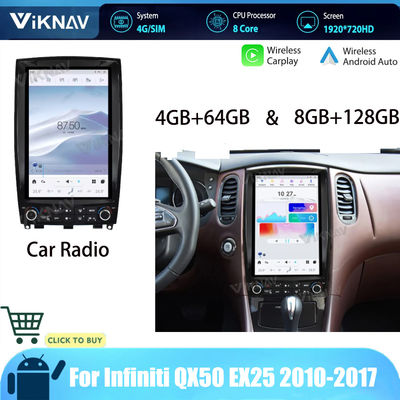 Infiniti QX50 EX25 2010-2017 Aftermarket Bluetooth Car Stereo Double Din Head Unit
