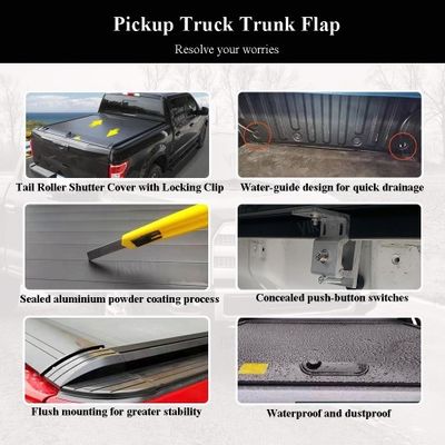 Waterproof Vinyl Pickup Bed Replacement Tonneau Cover Ford F-150 5.5ft 6.5ft