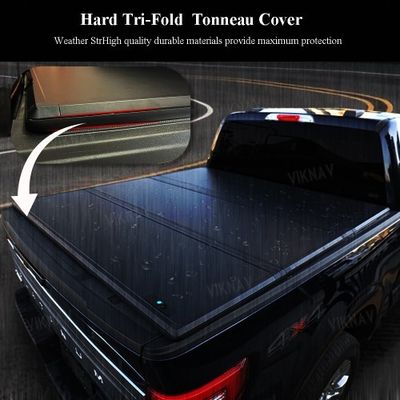 Trifold Ford F150 Truck Bed Replacement Tonneau Cover Matte Black