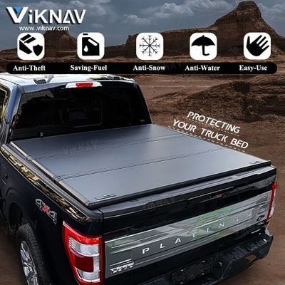 Trifold Ford F150 Truck Bed Replacement Tonneau Cover Matte Black