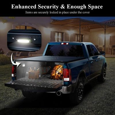 Trifold Ford F150 Truck Bed Replacement Tonneau Cover Matte Black