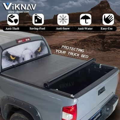 24oz Heavy Duty Ford F150 Truck Bed Replacement Tonneau Cover LED DRL