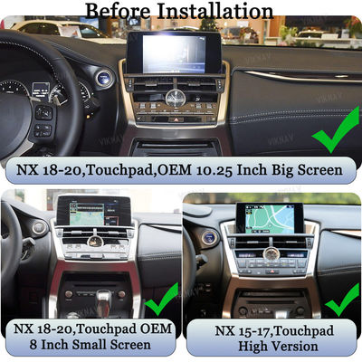Wireless Car Multimedia Linux Carplay Interface Box For Lexus NX 2015-2020